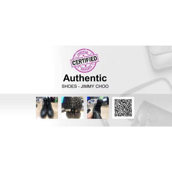 Jimmy Choo Cruz Flat Star Studded Black Leather Boot Size 37.5 (7.5 US) W/ COA - Picture 11 of 12